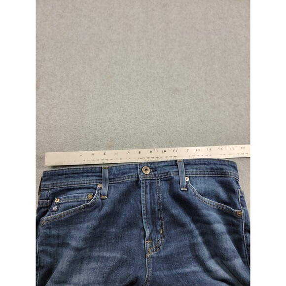 Adriano Goldschmied Jeans Mens 30x32 (32x30) Slim Straight Everett Blue Preppy - Picture 5 of 14